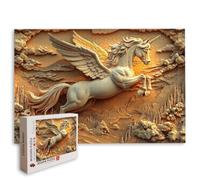 Puzzle 2000 Piezas, Puzzle Unicornio, Rompecabezas Adultos, Regalos -8023 | Madera, Impresión HD, Ajuste Perfecto, Caja Colorida, Accesorios Completos, Personalizable, Tamaño Final: 100x71cm