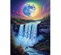 Puzzle 2000 Piezas, Puzzles Adultos, Puzzle Luna Colorido Puzzles de Madera, Caer Rompecabezas de Piso de Impresión de Alta Definición Multicolor, DIY Pasatiempo Creativo, Regalo, Diversión g-993