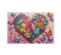 Puzzle 2000 Piezas, Puzzles Flor, 100x70cm, Rompecabezas Adultos Obra de Arte de Juego, Rompecabezas Madera, Colorido Juego de Habilidad para Toda la Familia, Decoración Hogar Regalos Amar p-1197