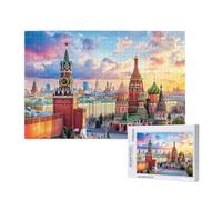 Puzzle 2000 Piezas Rusia Puzzle Adultos,Rompecabezas DIY,Iglesia Juegos de Rompecabezas para Toda la Familia,Pasatiempo Creativo Adultos,Regalos Originales para Mujer con Caja de Regalo,99x70 cm,p776t