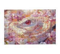 Puzzle 2000 Piezas Serpiente, Puzzle Flor, Puzzles 2000 Adultos, Rompecabezas Adultos con Caja Regalo, Rompecabezas de Madera Desafiante para Toda la Familia, Regalos Originales para Mujer -3774