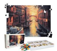 Puzzle 2000 Piezas | Venecia Vista Nocturna Puzzle 2000 Piezas Adultos | Encajan Perfectamente | sin Polvo | Rompecabezas Madera para Toda la Familia | Rompecabezas XL Expertos | Regalo Mujer W3H-331