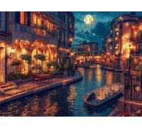 Puzzle 2000 Piezas Venecia Vista Nocturna | Rompecabezas Adultos 99.5x70.5 cm | Puzzle XXL para Expertos | Rompecabezas Jigsaw para Adultos | Un Divertido Y Desafiante Decorar Toda La Familia s7h-205