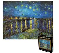 Puzzle 2000 Piezas, Vincent Van Gogh Rhone, 100 x 70 cm, Puzzle de 2000 Piezas para Adultos, Juguete Educativo Puzzle, Puzzles Van Gogh para Adultos y Niños
