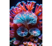 Puzzle 30 Piezas Adultos Coral, Desarrolla la Concentraciòn y la Logica Desafío de Entretenimiento para la Mente, Puzzles 30 Piezas 25 x 20 cm