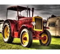 Puzzle 30 Piezas Adultos Juguete Desafío y Juego Educativo Puzzle para Adultos 30 Piezas, Rompecabezas Imposible Colorido, Tractor de césped agrícola 25x20cm