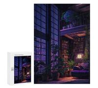 Puzzle 300 PCS para adolescentes Cozy Library Haven Puzzle para adultos Juego de pensamiento Análisis y lógica 300 PCS