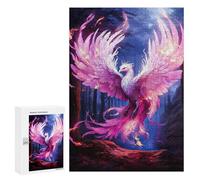 Puzzle 300 PCS para adolescentes Enchanted Phoenix en Mystic Forest Puzzle para adultos juego mental análisis y lógica 300 PCS