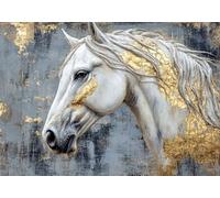 Puzzle 300 Pieces Cavallo Impossible Rompecabezas Juegos Casuales Puzzle de Madera Adultos para Adultos y niños a Partir de 14, Cultivar la Paciencia y la concentración, para Decoración del Hogar I-0