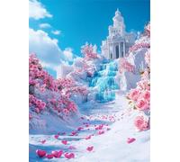 Puzzle 300 Piezas Adultos Arquitectura de Invierno, 40x28cm Rompecabezas 300 Piezas para Adultos, Pasatiempo Creativo, Diversión por Partida Doble, Juego de Habilidad para Toda La Familia