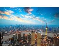 Puzzle 300 Piezas Adultos,Arte de Rompecabezas DIY,Puzzles Juguetes Educativos Estimulantes Decoración del Hogar (Paisaje de la Ciudad)