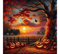 Puzzle 300 Piezas Adultos, Campos Trigo Atardecer Rompecabezas Adultos, Desarrolla la Concentraciòn Mentàl y la Logica, Puzzles 300 Piezas 35x35 cm