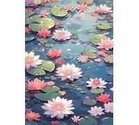 Puzzle 300 Piezas Adultos Flor Loto Lago, Retos Divertidos, Relajarse, Desarrolla la Concentraciòn Mentàl, Rompecabezas Adultos 300 Piezas 40 x 28 cm