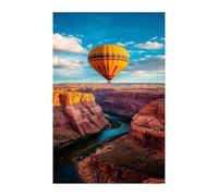 Puzzle 300 Piezas Adultos Globo Aerostático sobre Cañón, Educativo Intelectual Descompresión Divertido Juego Familiar, Rompecabezas 300 Piezas 38 x 26 cm