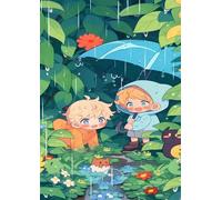 Puzzle 300 Piezas Adultos Niño Dibujos Animados, Retos Divertidos, Relajarse, Desarrolla la Concentraciòn Mentàl, Rompecabezas Adultos 300 Piezas 40 x 28 cm