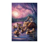 Puzzle 300 Piezas Adultos Pato Animal, Rompecabezas Imposable Entretenimiento Creativo Diversión, Puzzles Adultos 300 Piezas 40 x 28 cm