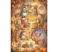 Puzzle 300 Piezas Animales Dibujos Animados, Puzzles Imposible, Desafiante Acertijo, Juegos de Rompecabezas para Toda la Familia, Puzzle Adultos 300 Piezas 38 x 26 cm