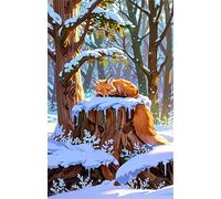 Puzzle 300 Piezas Animales Nieve Puzzle, Desarrolla la Logica y la Observaciòn, Ejercita Paciencia Puzzles Adultos 300 Piezas 40 x 28 cm