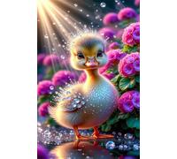 Puzzle 300 Piezas Animales Patos Flores, Puzzles Adultos 40 x 28 cm, Juego Educativo, Puzzle Imposible Desafiante, Juegos Rompecabezas Adultos 300 Piezas
