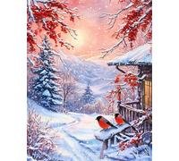 Puzzle 300 Piezas Aves Invierno, Puzzles Imposible, Desafiante Acertijo, Juegos de Rompecabezas para Toda la Familia, Puzzle Adultos 300 Piezas 38 x 26 cm