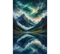 Puzzle 300 Piezas Bosques Montaña Lagos, Puzzles Imposible, Desafiante Acertijo, Juegos de Rompecabezas para Toda la Familia, Puzzle Adultos 300 Piezas 38 x 26 cm