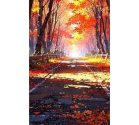 Puzzle 300 Piezas Camino Otoño, Puzzles Imposible, Desafiante Acertijo, Juegos de Rompecabezas para Toda la Familia, Puzzle Adultos 300 Piezas 38 x 26 cm