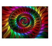 Puzzle 300 Piezas Espiral psicodélica | Puzzles Adultos | para Toda La Familia | 38x26 cm | Entretenimiento Creativo Rompecabezas Adultos Regalo