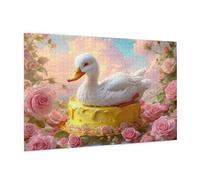 Puzzle 300 Piezas Flor Puzzle Animal Rompecabezas DIY Con Caja de Regalo, Pasatiempo Creativo, Regalos Originales para Mujer, Juego Familiar Actividades Creativas para Wall Decoration 40 x 28 cm -502Y