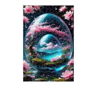 Puzzle 300 Piezas Floral Paisaje, Juego Educativo, Desarrolla la Concentraciòn Mentàl y la Logica, 38x26 cm Puzzles 300 Piezas Adultos