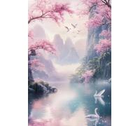 Puzzle 300 Piezas Flores Montañas Ríos, 38x26 cm, Rompecabezas Imposible, Ejercita Paciencia y Concentración, Puzzle de 300 Piezas para Adultos
