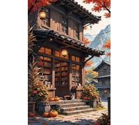 Puzzle 300 Piezas Librería Gatos, Puzzles Imposible, Desafiante Acertijo, Juegos de Rompecabezas para Toda la Familia, Puzzle Adultos 300 Piezas 38 x 26 cm