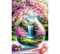 Puzzle 300 Piezas, Paisaje de Botellas de Vidrio Puzzles para Adultos,Rompecabezas de Adultos, Juguetes de Regalo Entretenimento Puzzle, Juego de Rompecabezas