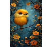 Puzzle 300 Piezas Pájaros Amarillos Puzzle, Desarrolla la Logica y la Observaciòn, Ejercita Paciencia Puzzles Adultos 300 Piezas 38 x 26 cm