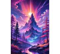 Puzzle 300 Piezas Río Los Bosques Montaña Rompecabezas Adultos Juguetes Educativos Rompecabezas Desafiante Juegos de Puzzle para Toda la Familia Puzzles 300 Adultos 40 x 28 cm