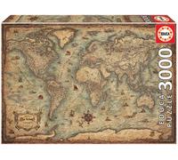 Puzzle 3000 Mapamundi - EDUCA