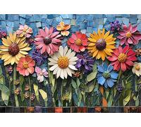 Puzzle 3000 Piezas Adultos Flor Puzle Imposible Color Arte Jigsaw Puzzles Educa de Rompecabezas y Juego Familiar para Adultos y Adolescente a Partir de 14 Años Entretenimiento Decoracion Regalos P-499