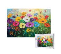 Puzzle 3000 Piezas Adultos, Flor Puzzle Color Patrón Diseño, 122x81cm Gran Formato Jigsaw Adultos DIY Artesanía con Embalaje de Caja de Regalo, Home Room Wall Decor, Regalo Mujer Hombre, Model1501