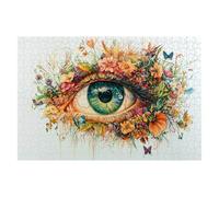 Puzzle 3000 Piezas Adultos Flor Puzzle para Adultos Ojo Rompecabezas Juguetes Educativos Regalos Originales para Mujer, Rompecabezas Entretenimiento Creativo, Divertido Familia Juego 122x81cm F-03
