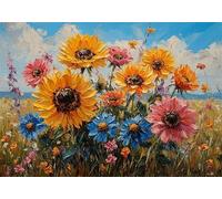 Puzzle 3000 Piezas Adultos Flores Puzle Imposible Paisaje Arte Jigsaw Puzzles Educa de Rompecabezas y Juego Familiar para Adultos y Adolescente a Partir de 14 Años Entretenimiento Regalos P-819