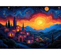 Puzzle 3000 Piezas Adultos Historietas Puzle Imposible Cielo Estrellado Arte Jigsaw Puzzles Educa de Rompecabezas y Juego Familiar para Adultos y Adolescente a Partir de 14 Años Entretenimiento P-948