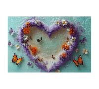 Puzzle 3000 Piezas Adultos Mariposa Puzzle para Adultos Corazón Rompecabezas Juguetes Educativos Regalos Originales para Mujer, Rompecabezas Entretenimiento Creativo, Home Decoration 122x81cm G-54