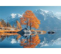 Puzzle 3000 Piezas Adultos Otoño Puzle Imposible Paisaje Arte Jigsaw Puzzles Educa de Rompecabezas y Juego Familiar para Adultos y Adolescente a Partir de 14 Años Entretenimiento Decorar Regalos P-544