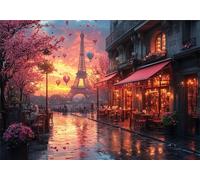 Puzzle 3000 Piezas Adultos París Puzle Imposible Noche Arte Jigsaw Puzzles Educa de Rompecabezas y Juego Familiar para Adultos y Adolescente a Partir de 14 Años Entretenimiento Decorar Regalos P-891