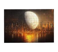 Puzzle 3000 Piezas Adultos Planeta, Rompecabezas Adultos Ciudad, Clásico Puzzles Adultos Desafiante para Toda la Familia, Juguetes Rompecabezas Letras en la Parte Posterior, Regalo Hombre Decor -3499