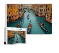 Puzzle 3000 Piezas Adultos, Puzzle Venecia XXL 120 x 80 cm, Paisaje Rompecabezas Adultos Desafiantes Imposible, DIY Jigsaw Arte Ivertido Juego Familiar, Regalos de Pascua para Hombres y Mujeres R-9