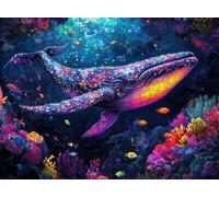 Puzzle 3000 Piezas Adultos, Rompecabezas de Madera 122 x 81 cm Gran Detalle y Colores Vivos - Un Desafío Divertido para Familia y Amigos, Actividad Creativa y Regalo Educativo, Ballena sueño f0-501