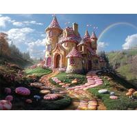 Puzzle 3000 Piezas Adultos Sueño Puzle Imposible Arcoíris Arte Jigsaw Puzzles Educa de Rompecabezas y Juego Familiar para Adultos y Adolescente a Partir de 14 Años Entretenimiento Regalos P-514