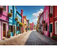 Puzzle 3000 Piezas Adultos Villa Puzle Imposible Color Arte Jigsaw Puzzles Educa de Rompecabezas y Juego Familiar para Adultos y Adolescente a Partir de 14 Años Entretenimiento Decorar Regalos P-322