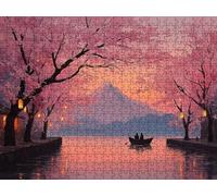 Puzzle 3000 Piezas, áRbol del Muelle Rompecabezas Adultos Puzzle, Desafiante Puzzles de Decoración Juego de, Entretenimiento Juego Educativo para Toda la Familia, para Regalo Decoración R7KH-563