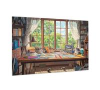 Puzzle 3000 Piezas Biblioteca Puzzle Paisaje Rompecabezas DIY con Caja de Regalo,Pasatiempo Creativo,Regalos Originales para Mujer,Juego Familiar Actividades, Wall Decoration 81 x 122 cm -999Y